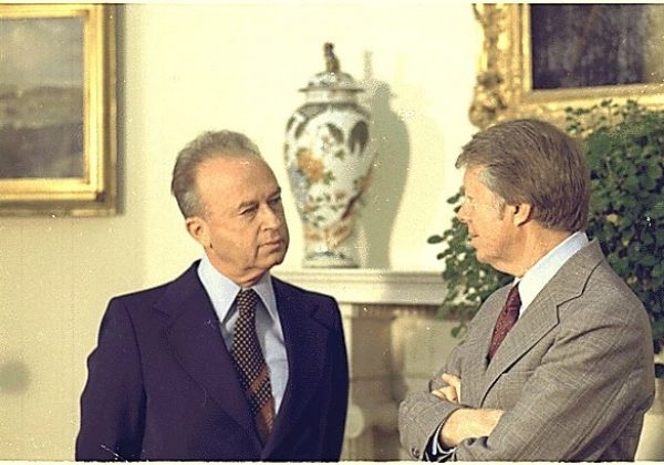 ראש הממשלה רבין עם נשיא ארצות הברית ג'ימי קרטר